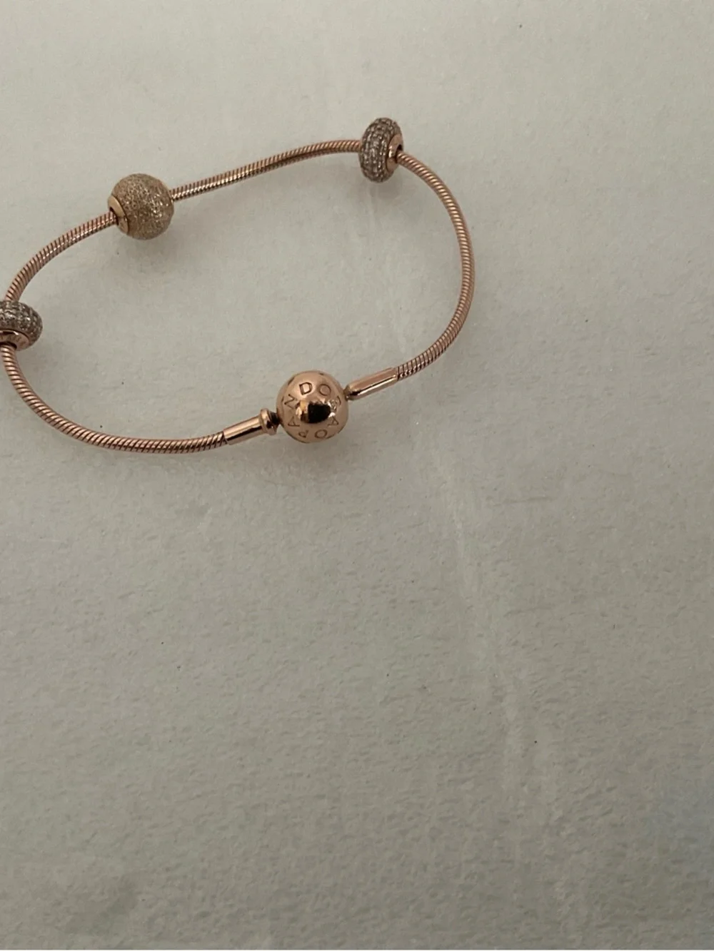 Pandora Essence Rose Gold 7” Length - Picture 2 of 7